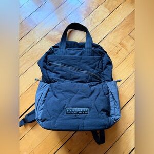 BAGSMART Quilted Black Backpack for Women